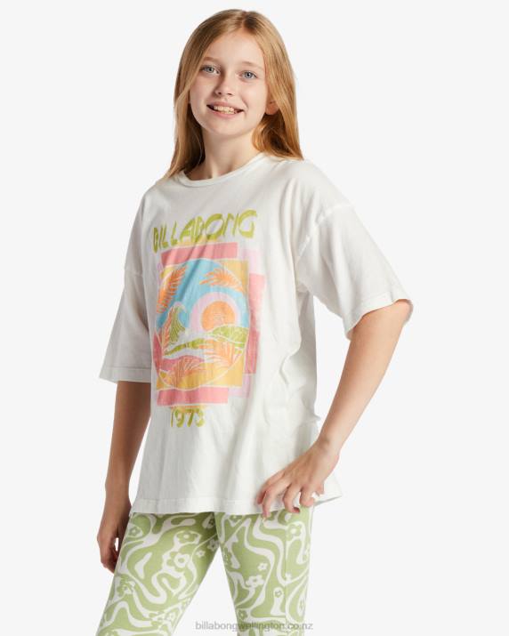 Girls Salt Crystal Billabong Under The Palms T-Shirt 80P82623