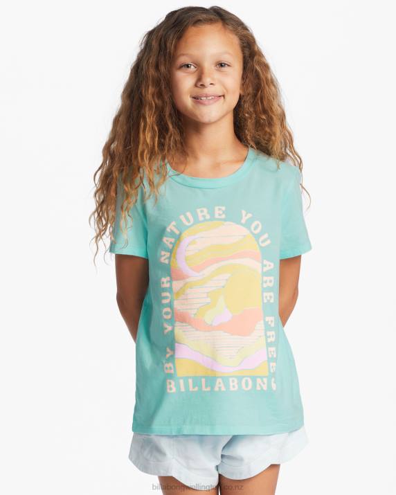 Girls Seafoam Billabong Natures Way Oversized T-Shirt 80P82667