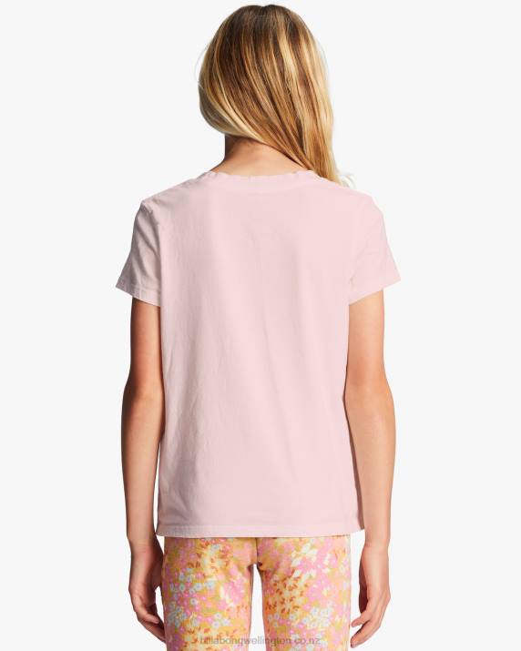 Girls Soft Pink Billabong 4-16 Sunbeam And Day Dream Oversized T-Shirt 80P82701