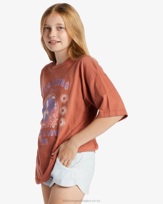 Girls Sweet Tea Billabong Sunshine Roses T-Shirt 80P82637