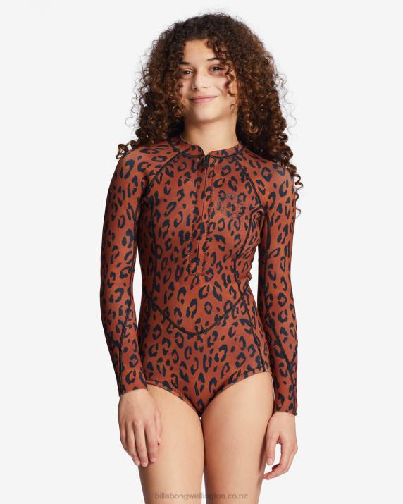 Girls Spotted Billabong 1/1 Salty Dayz Spring Suit 80P82693