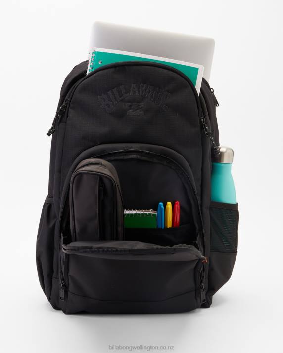 Men Black Billabong Command Backpack 80P82823
