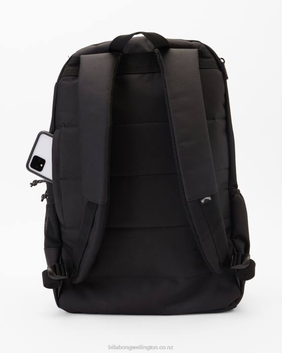 Men Black Billabong Command Backpack 80P82823