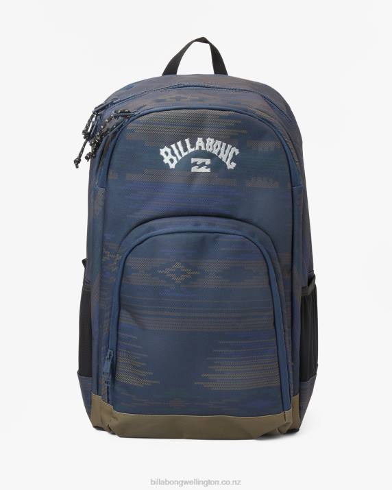 Men Dark Navy Billabong Command 29L Large Backpack 80P8790