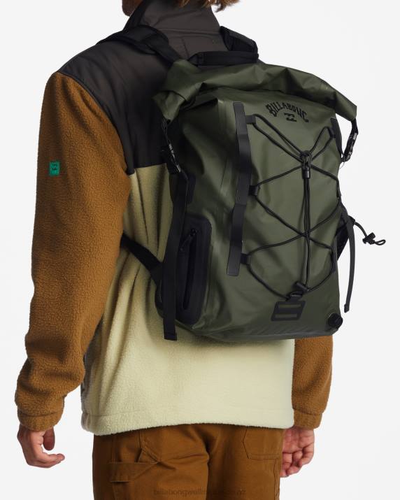 Men Military Billabong Surftrek Storm 40L Backpack 80P8694