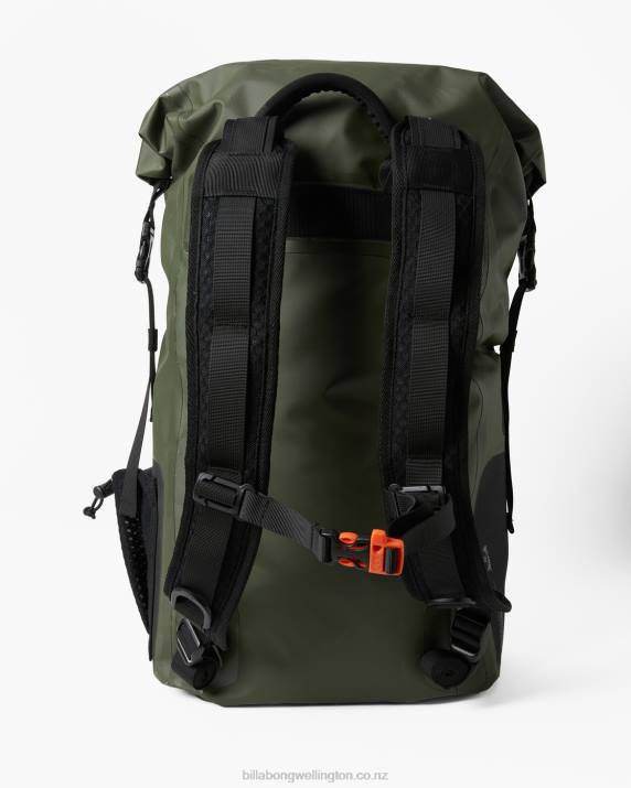 Men Military Billabong Surftrek Storm 40L Backpack 80P8694