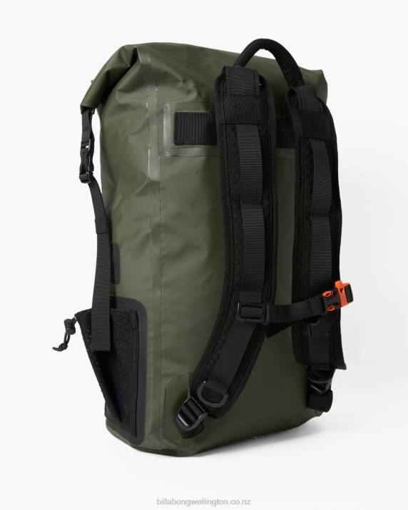 Men Military Billabong Surftrek Storm 40L Backpack 80P8694