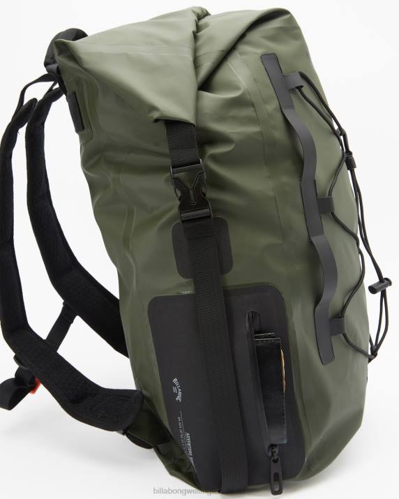 Men Military Billabong Surftrek Storm 40L Backpack 80P8694