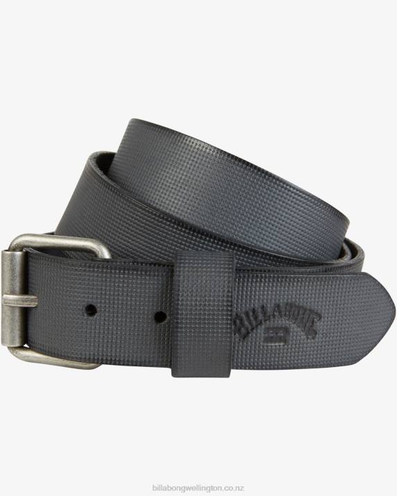 Men Black Billabong Daily Leather Belt 80P8707