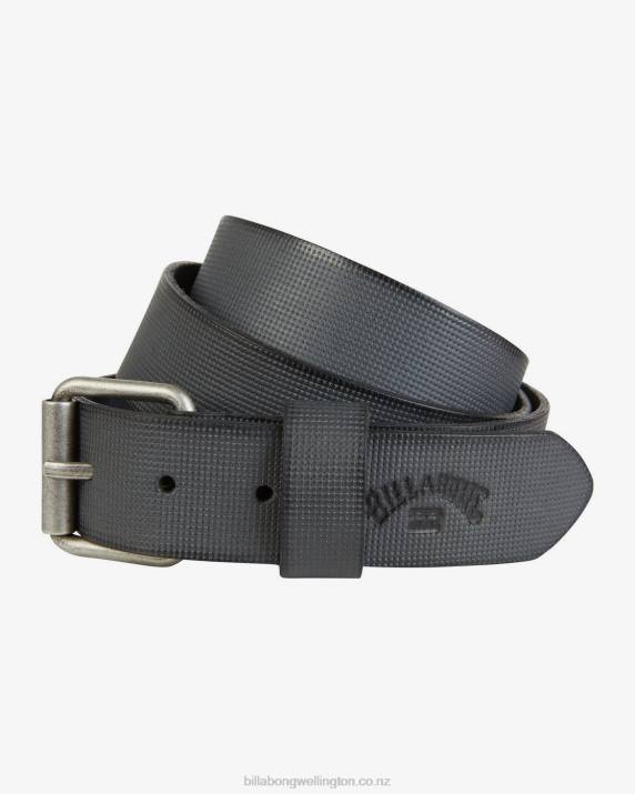 Men Black Billabong Daily Leather Belt 80P8707