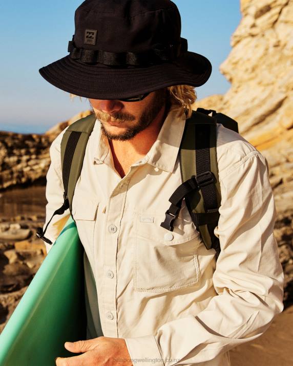 Men Black Billabong A/Div Boonie Hat 80P8695