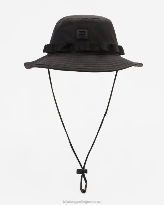 Men Black Billabong A/Div Boonie Hat 80P8695
