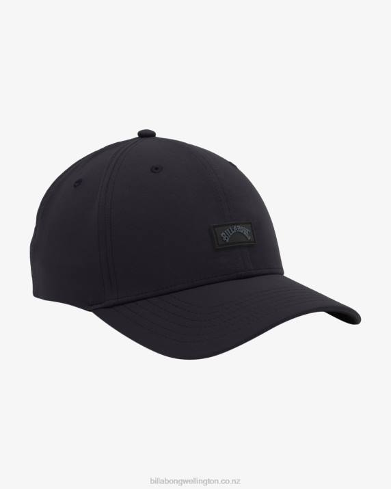 Men Black Billabong A/Div Surftrek Snapback Hat 80P8697
