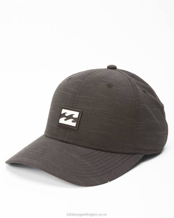 Men Black Billabong All Day Stretch Fit Hat 80P8710