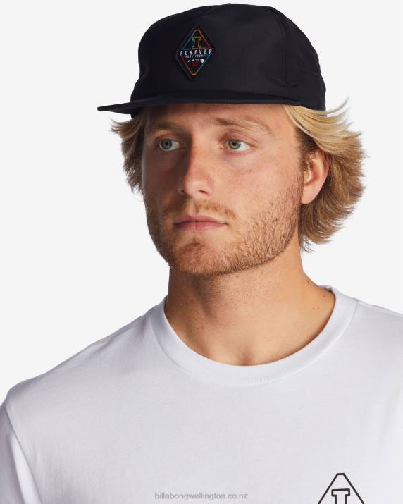 Men Black Billabong Andy Irons Snapback Hat 80P8867
