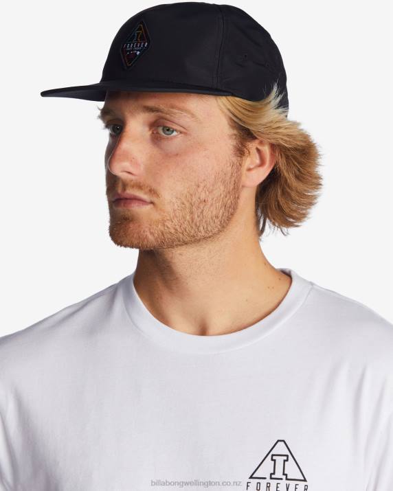 Men Black Billabong Andy Irons Snapback Hat 80P8867