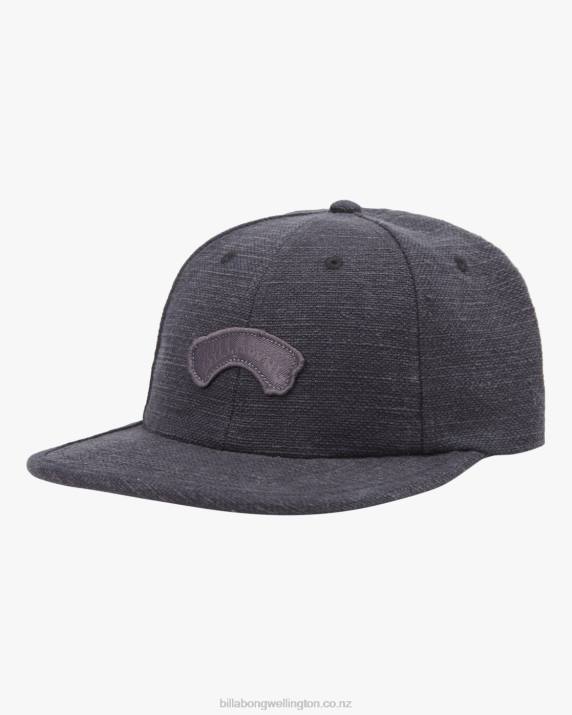 Men Black Billabong Breakdown Snapback Hat 80P8845