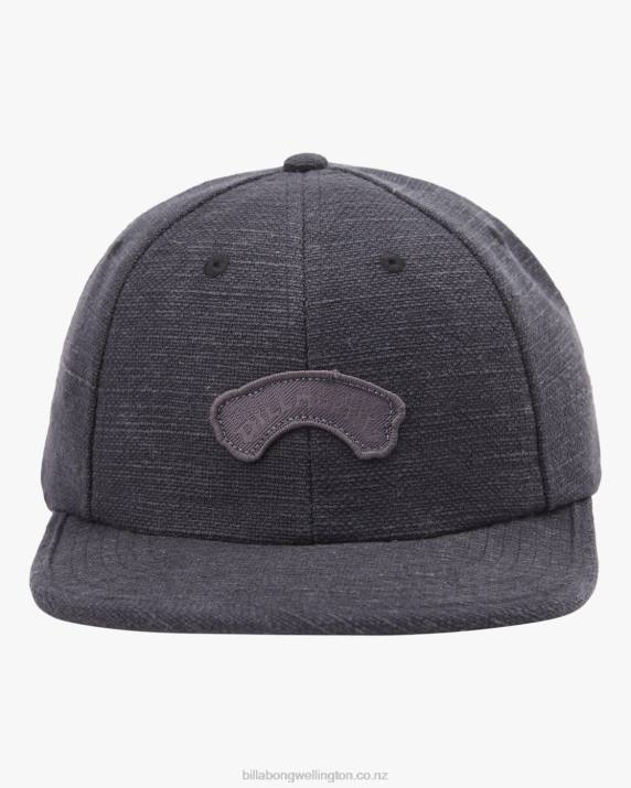 Men Black Billabong Breakdown Snapback Hat 80P8845