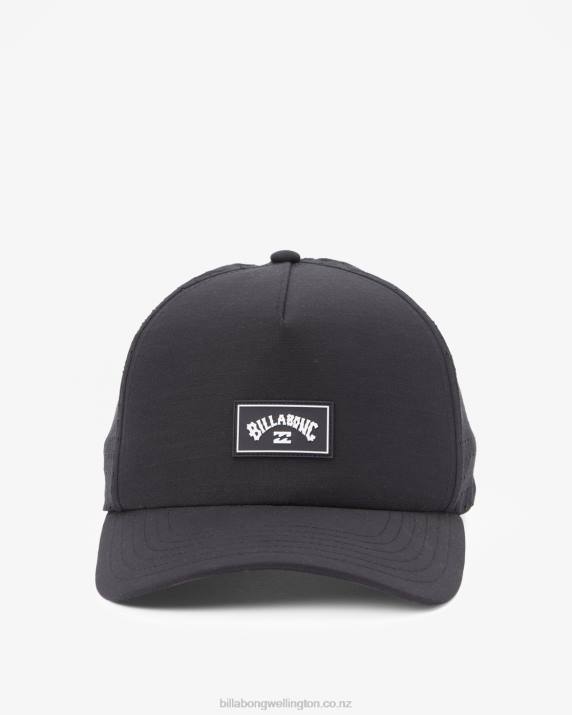 Men Black Billabong Newport Trucker Hat 80P8788