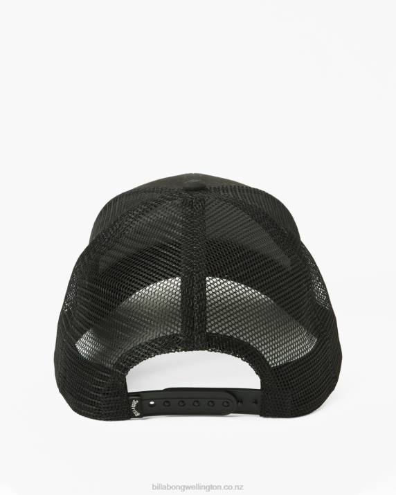 Men Black Billabong Walled Trucker Hat 80P8814