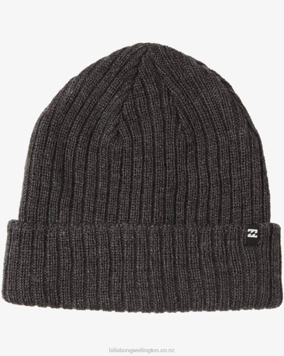 Men Black Heather Billabong Arcade Beanie 80P8713