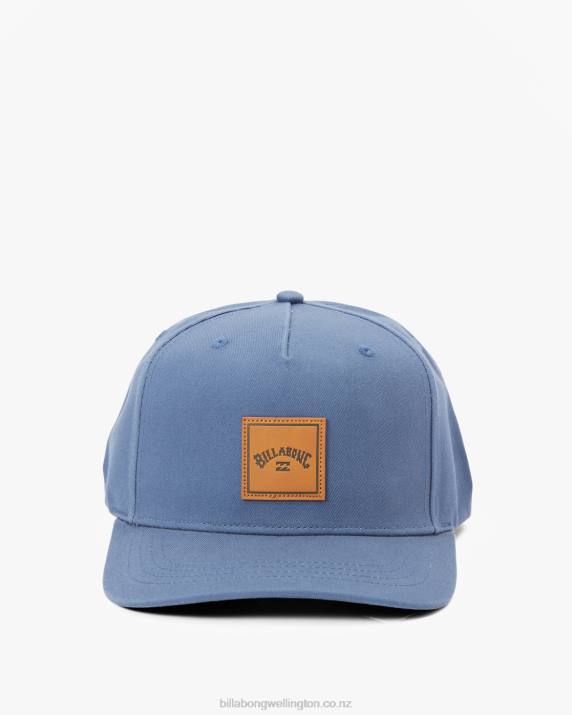 Men Blue Lagoon Billabong Stacked Snapback Hat 80P8866