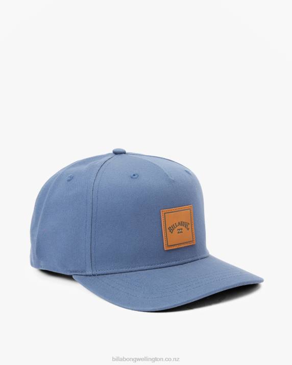 Men Blue Lagoon Billabong Stacked Snapback Hat 80P8866