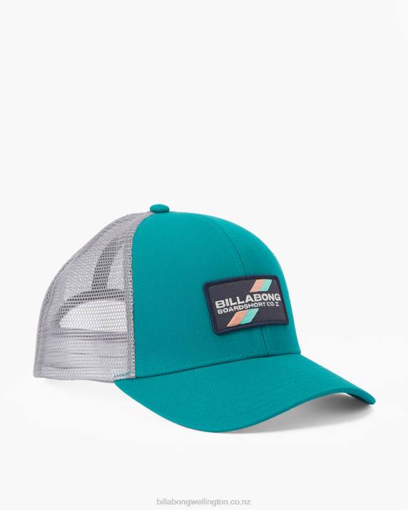 Men Deep Teal Billabong Walled Trucker Hat 80P8777