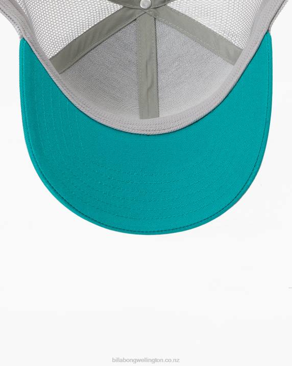 Men Deep Teal Billabong Walled Trucker Hat 80P8777