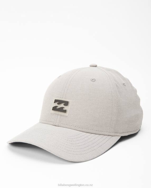 Men Grey Billabong All Day Stretch Fit Hat 80P8708