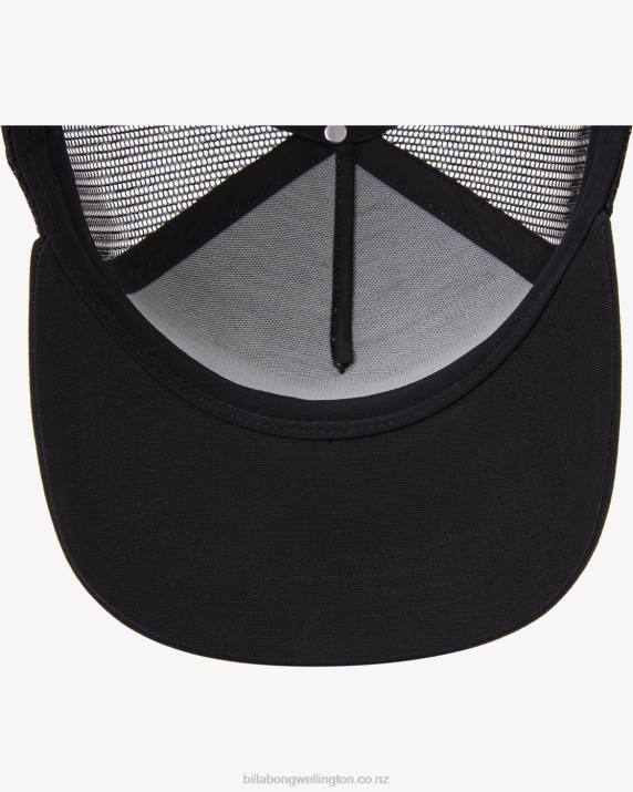 Men Grey Heather Billabong Stacked Trucker Hat 80P8769