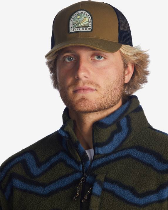 Men Military Billabong A/Div Walled Trucker Hat 80P8832