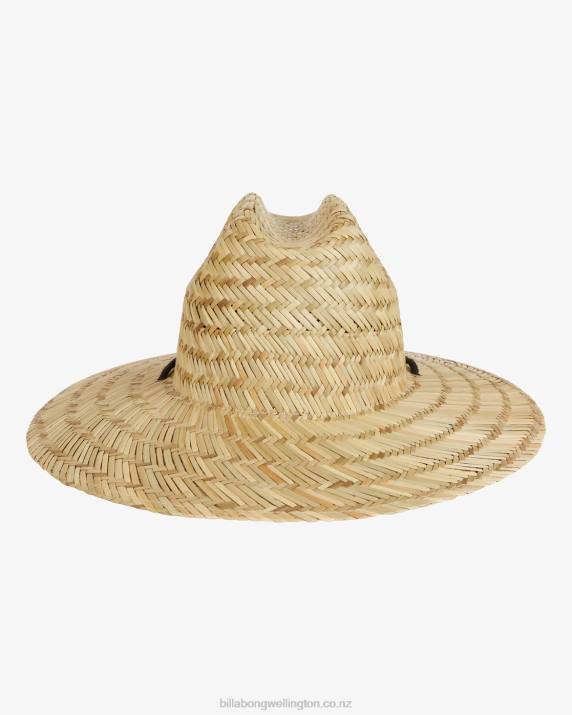 Men Natural Billabong Tides Straw Lifeguard Hat 80P8701