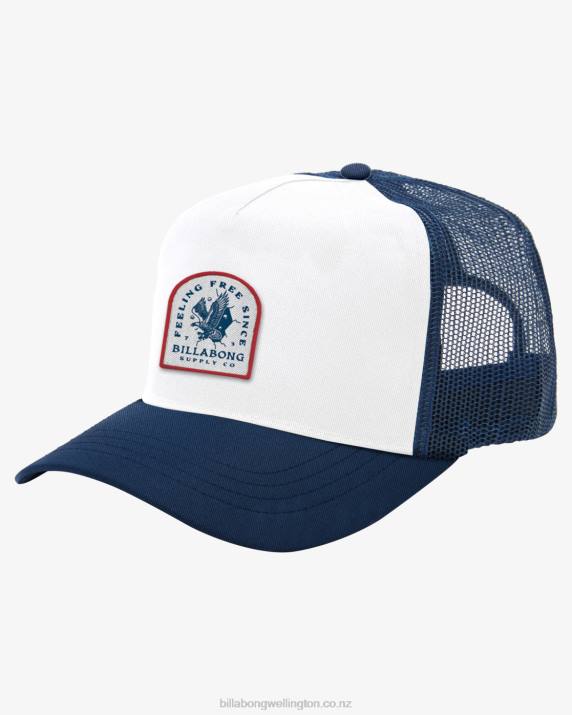 Men Navy Billabong Break Free Trucker Hat 80P8760