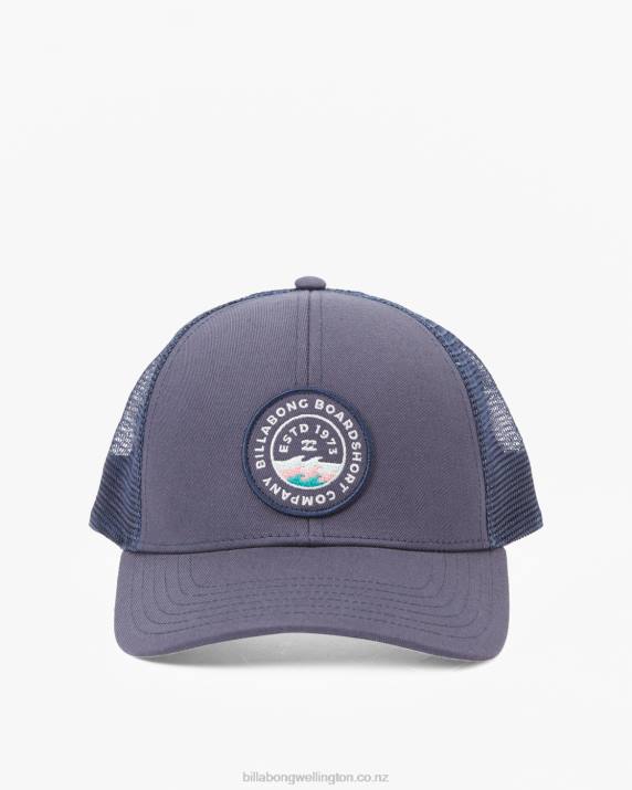 Men Navy Billabong Walled Trucker Hat 80P8765