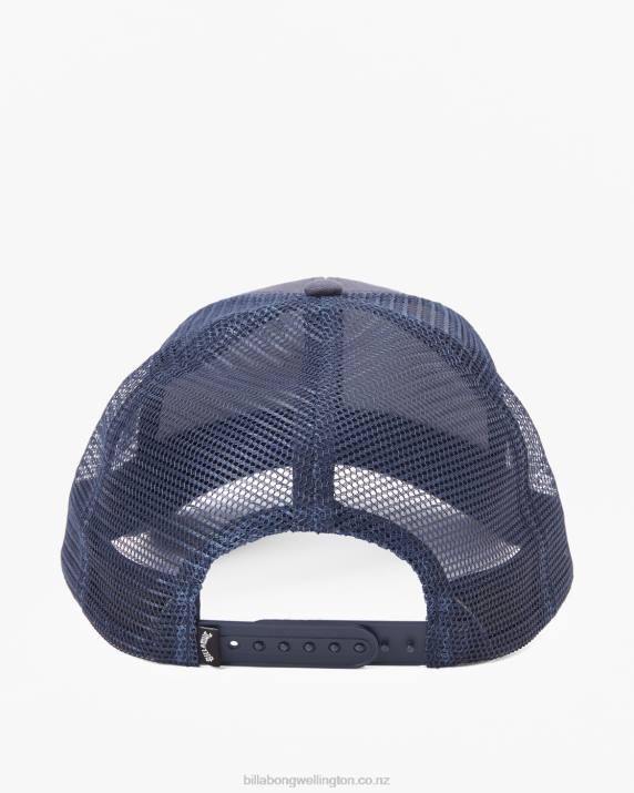 Men Navy Billabong Walled Trucker Hat 80P8765
