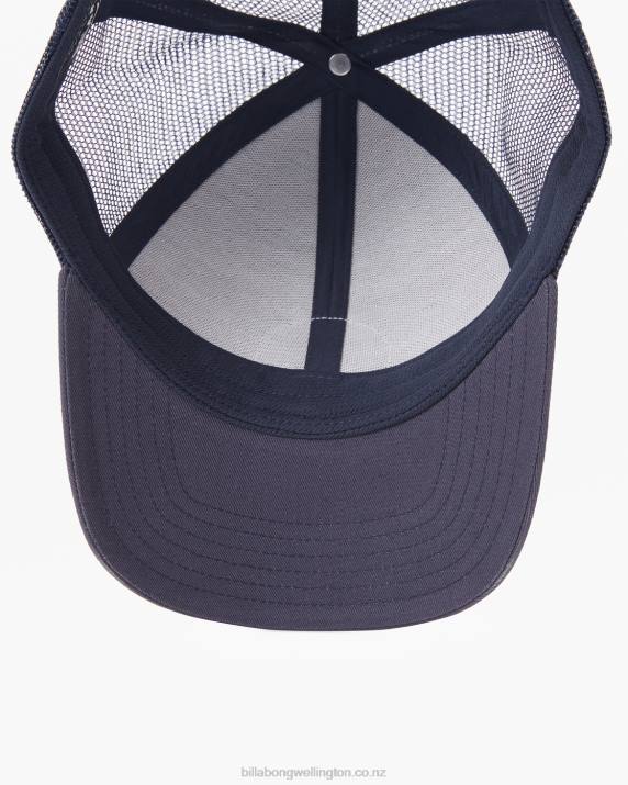 Men Navy Billabong Walled Trucker Hat 80P8765