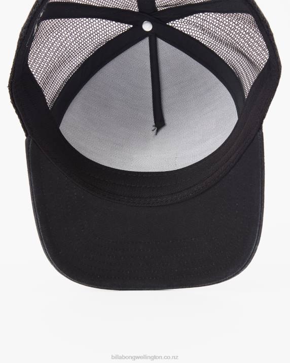 Men Neon Green Billabong Stacked Trucker Hat 80P8862