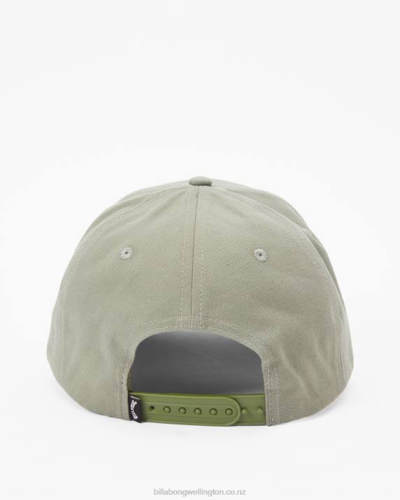 Men Sage Billabong Walled Snapback Hat 80P8868