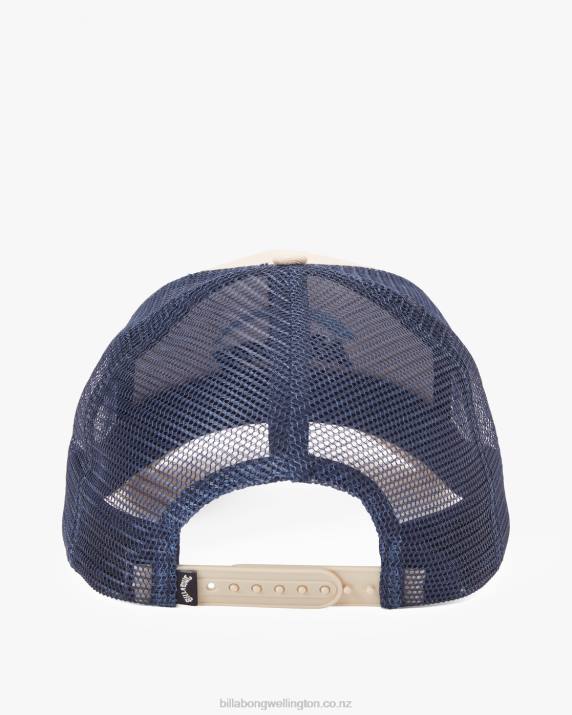 Men Sand Billabong Walled Trucker Hat 80P8857