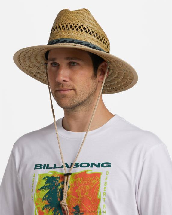 Men Surplus Billabong Mid Tides Straw Lifeguard Hat 80P8689