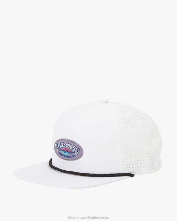 Men White Billabong Range Trucker Hat 80P8686