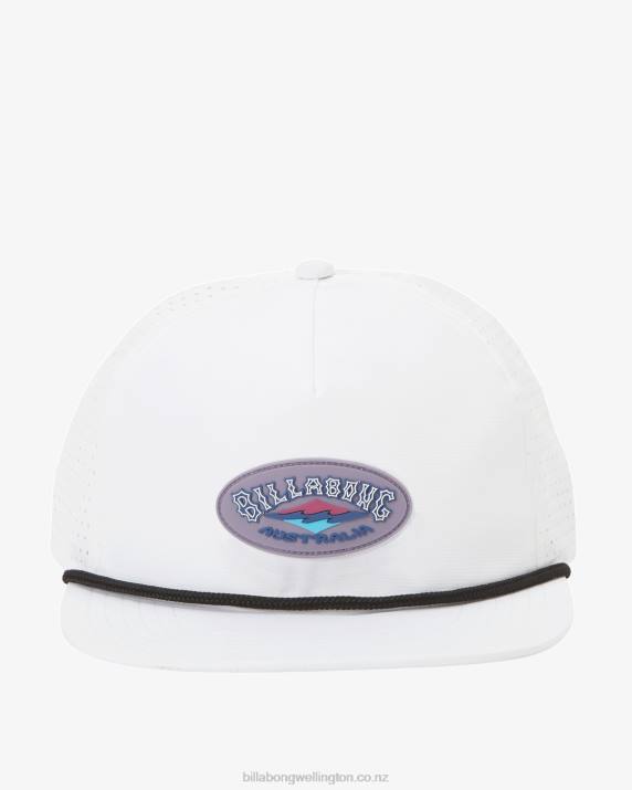 Men White Billabong Range Trucker Hat 80P8686