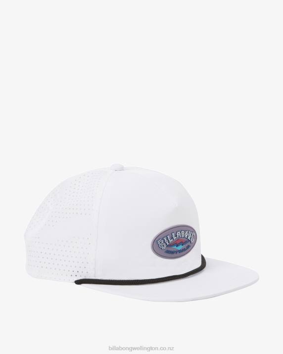 Men White Billabong Range Trucker Hat 80P8686