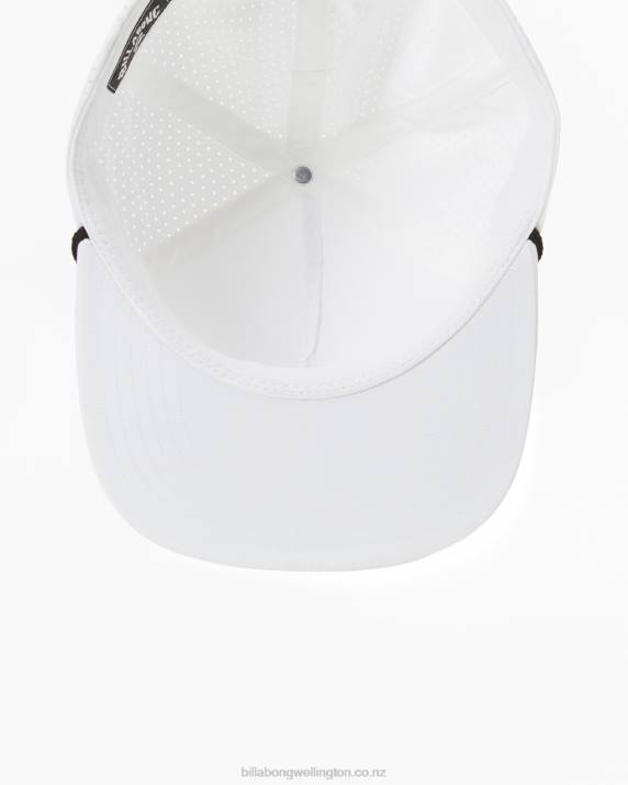 Men White Billabong Range Trucker Hat 80P8686
