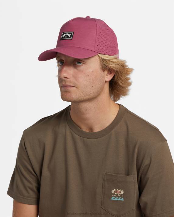 Men Wild Berry Billabong Newport Trucker Hat 80P8820