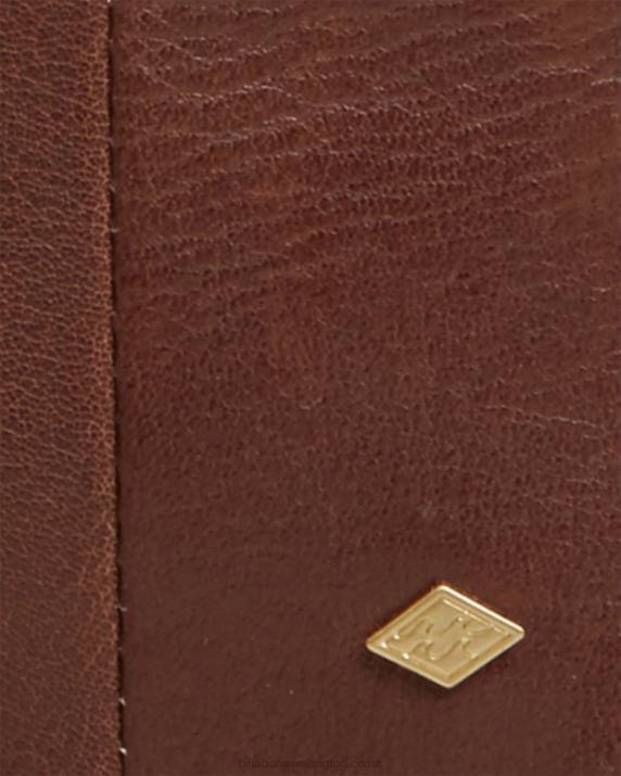 Men Java Grain Billabong Downtown Slim-Line Bi-Fold Wallet 80P8844