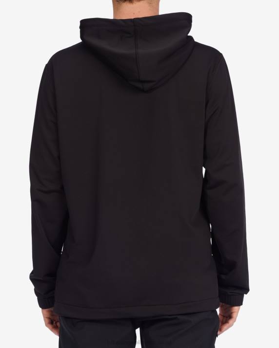 Men Black Billabong A/Div Surftrek Pullover Hoodie 80P8486