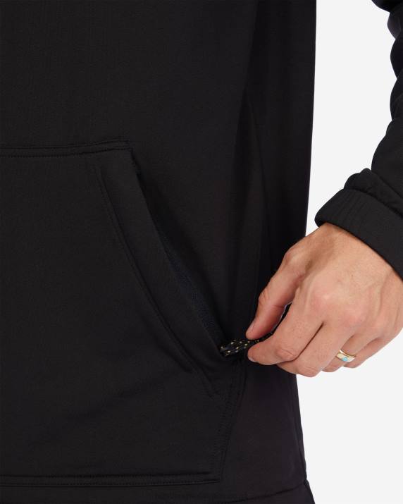 Men Black Billabong A/Div Surftrek Pullover Hoodie 80P8486