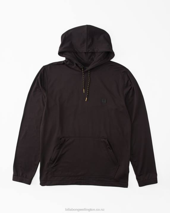 Men Black Billabong A/Div Surftrek Pullover Hoodie 80P8486